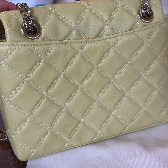 Kate Spade Yellow Quilted Natalia Shoulder Bag - Picture 7 of 13